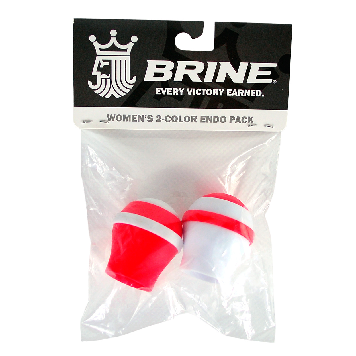 Brine Lacrosse Womens 2-Pack 2 Color End Caps Rot