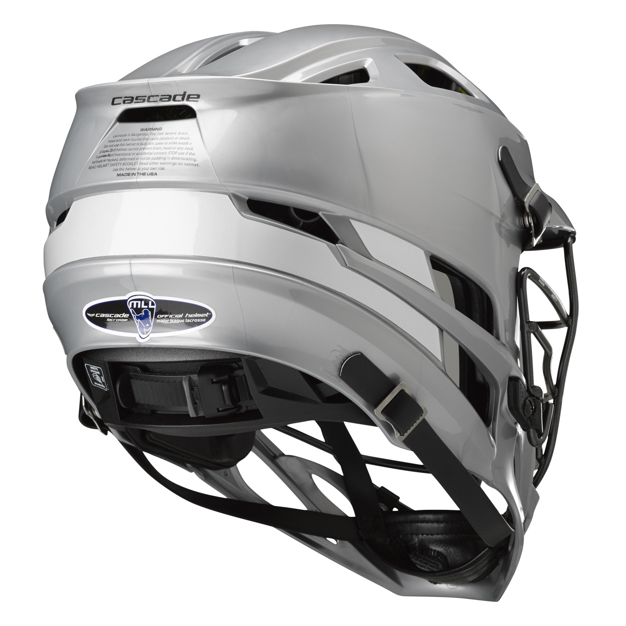 Cascade R Sticker Helm Lacrosse Weiß