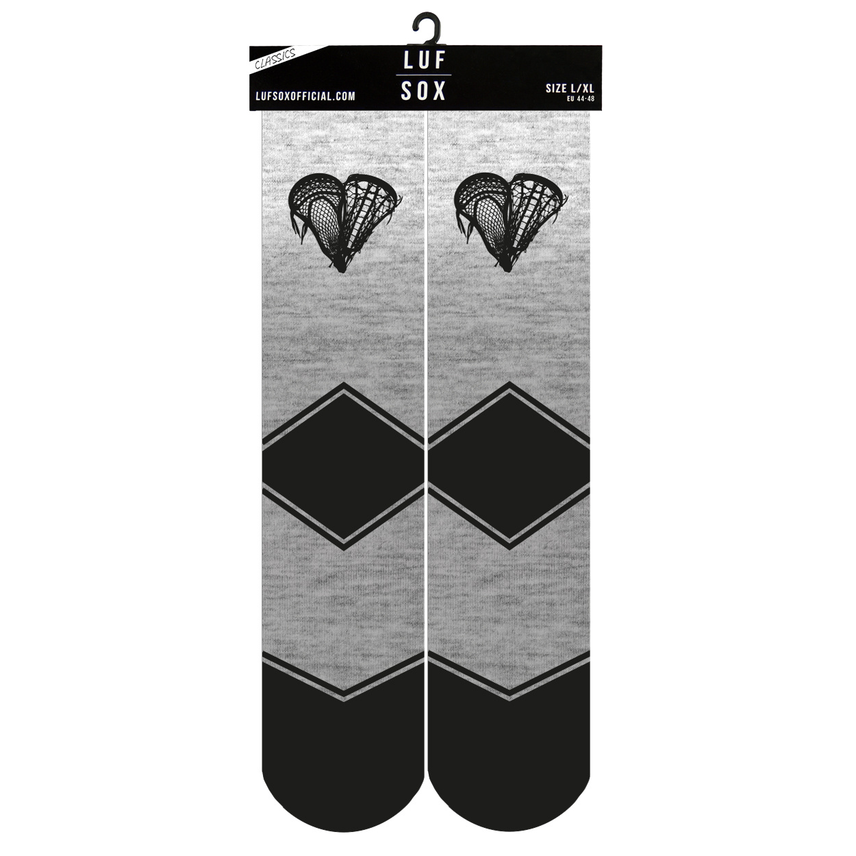 LUF SOX Classics Lacrosse LAX Hearts Socks – Bild 3