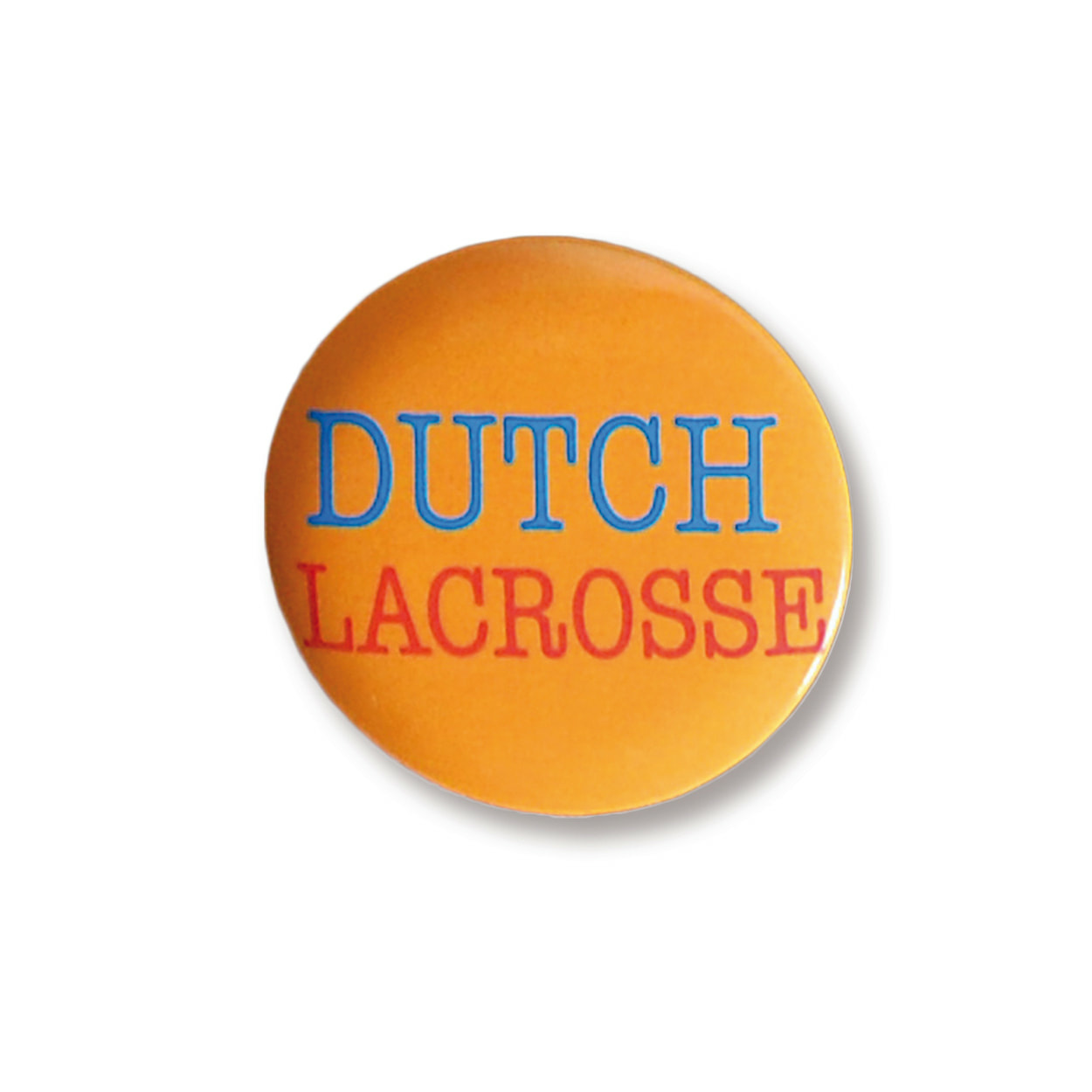 Captain-Lax Pin Dutch Lacrosse Orange