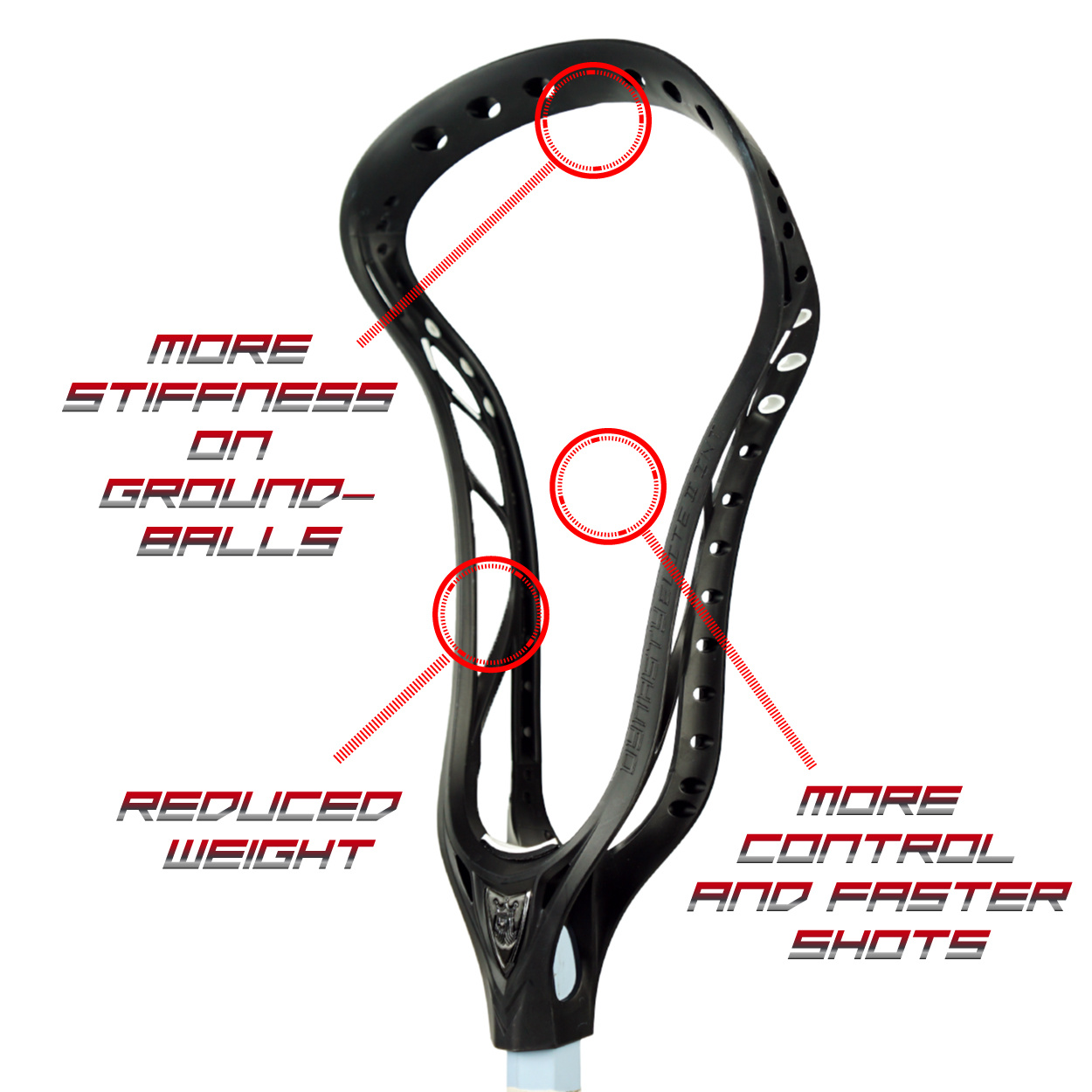 Brine Dynasty Elite II INT Schlägerkopf Unstrung – Bild 4