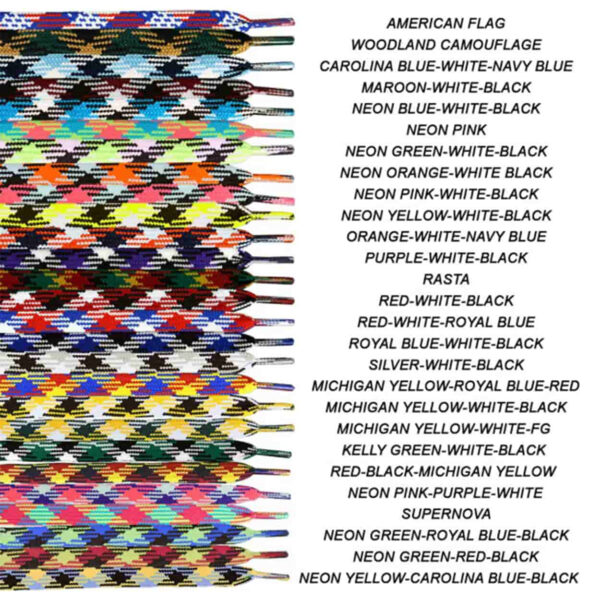 Jimalax Tri-Color 33 inch 84cm Shooting Lace - Forest Green/Gold/Black