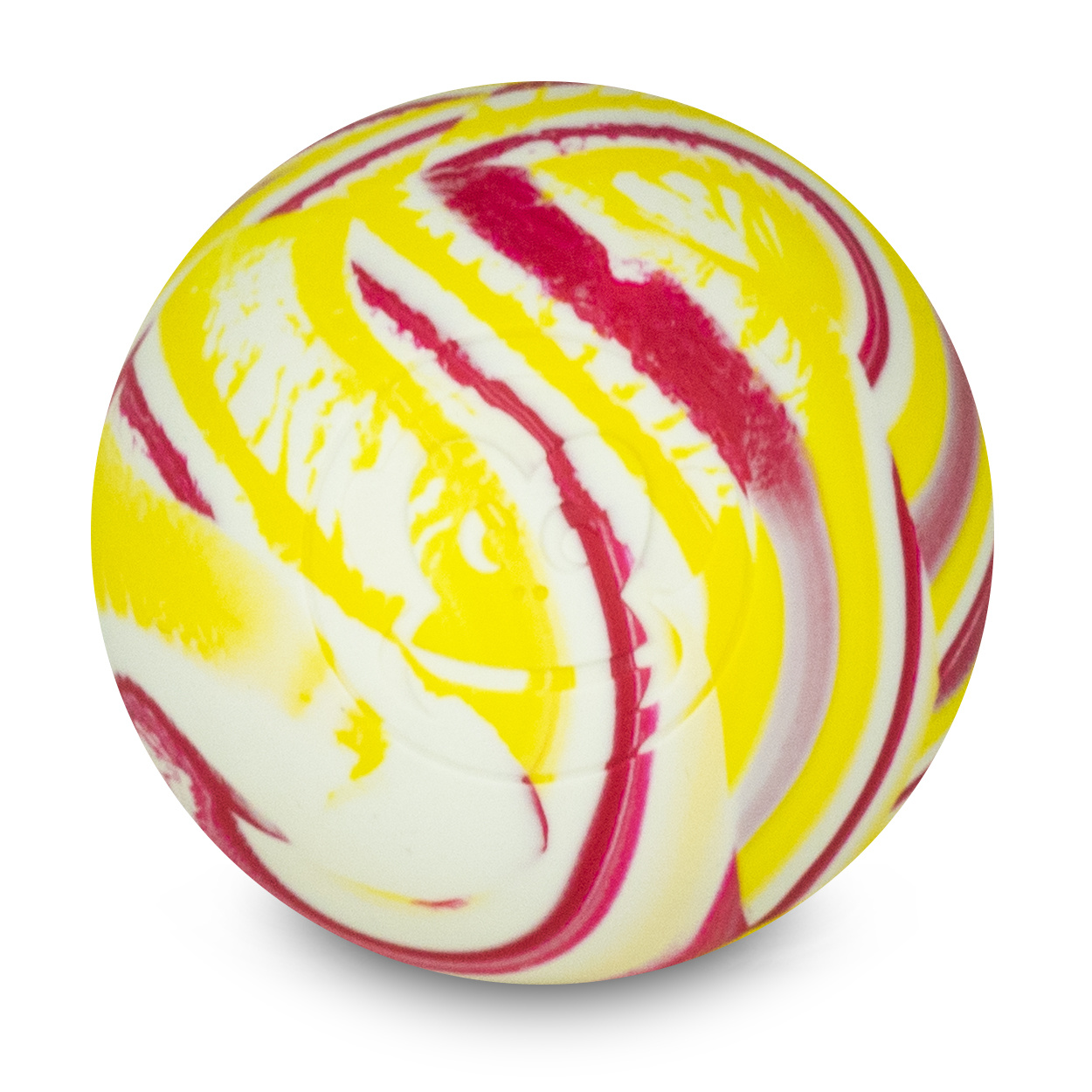 Captain-Lax Lacrosse Ball Red/White/Yellow