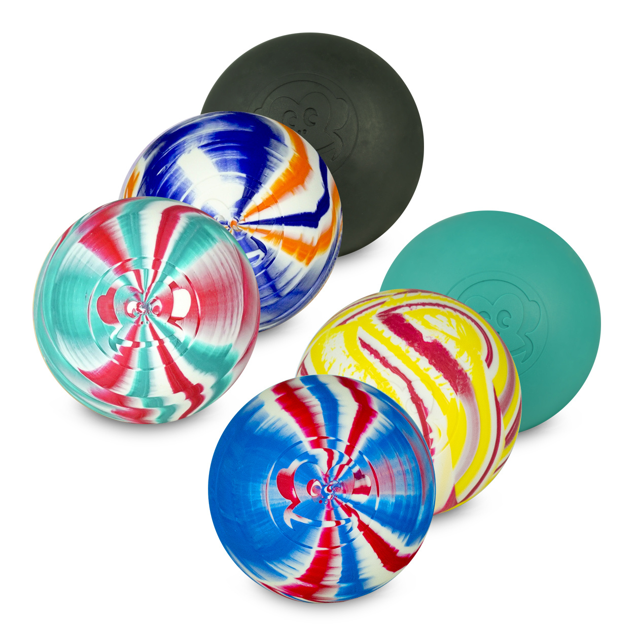 Captain-LAX Lacrosse Ball 6er Set III