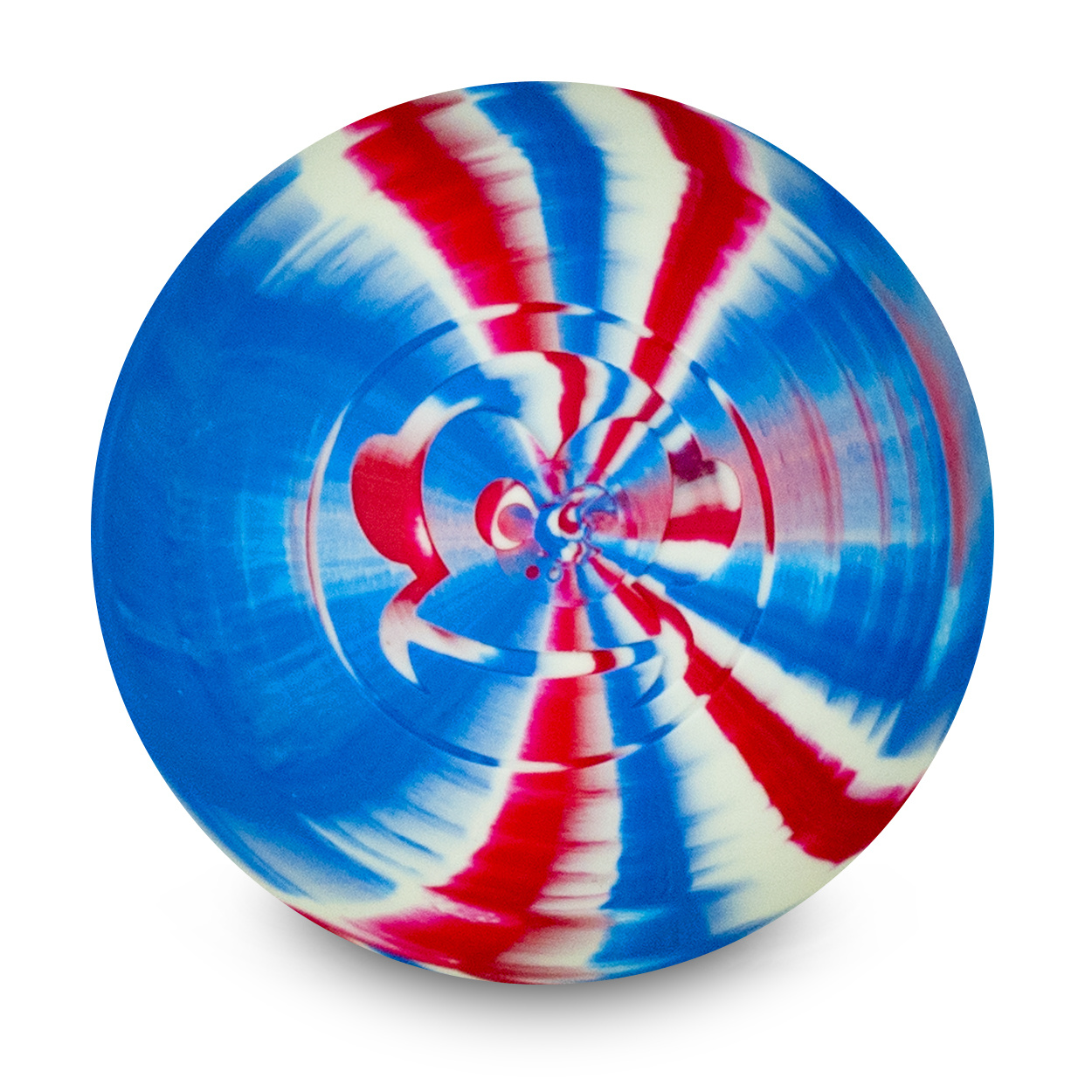 Captain-Lax Lacrosse Ball White/Pink/Blue