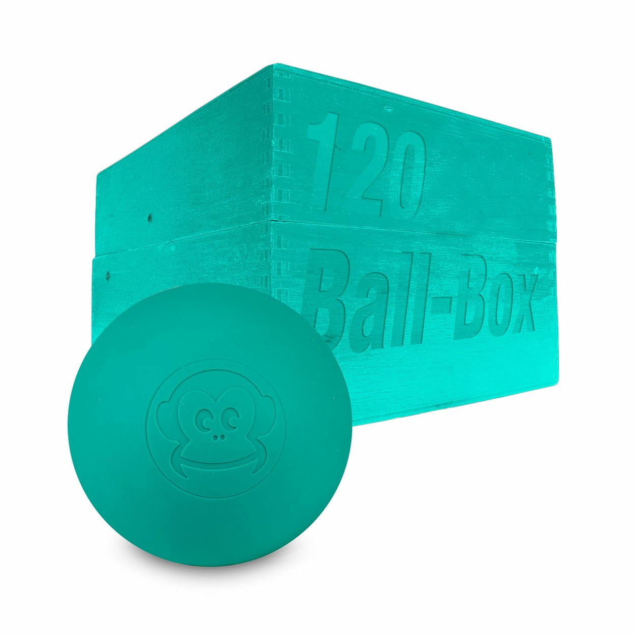 Captain-Lax Lacrosse Ball Box (120 Stück) Turquise
