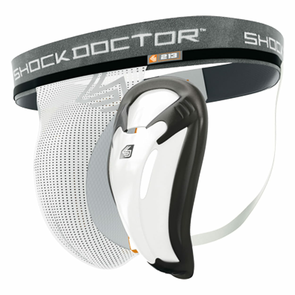 Shock Doctor Core Supporter Lacrosse Bio Flex Cup Weiß M