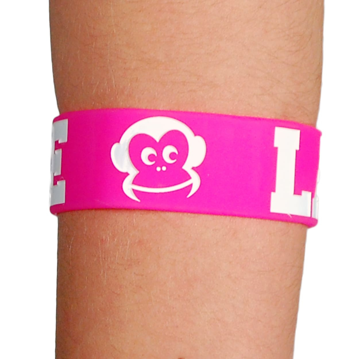 Captain-LAX breites Lacrosse Wristband Pink