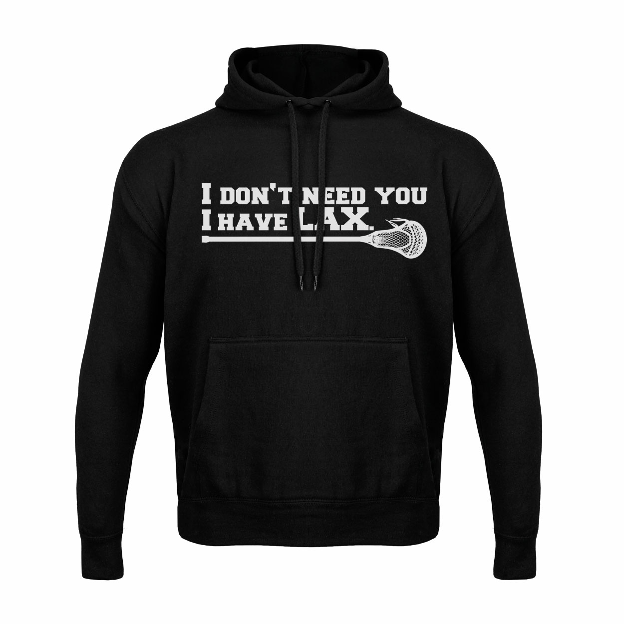 Captain-Lax I dont need you I have lax Men Hoodie Schwarz S
