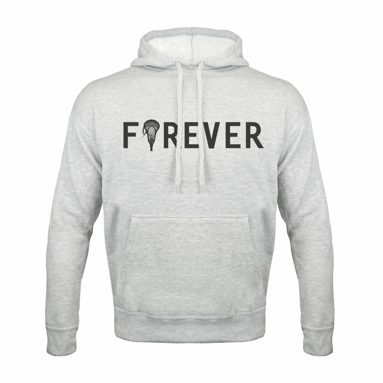 Captain-Lax Forever Men Head Hoodie Grau L