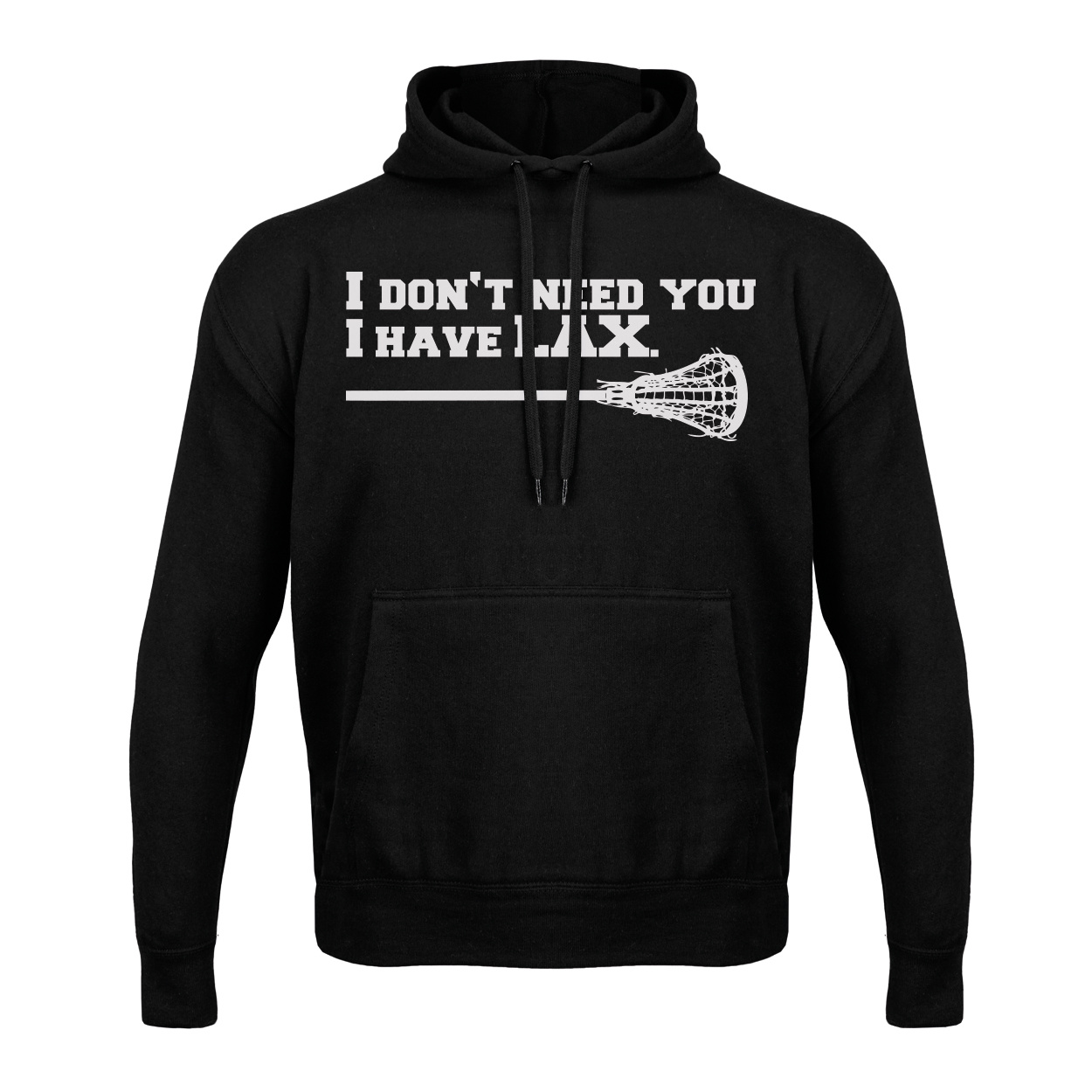 Captain-Lax I dont need you I have lax Women Hoodie Schwarz M