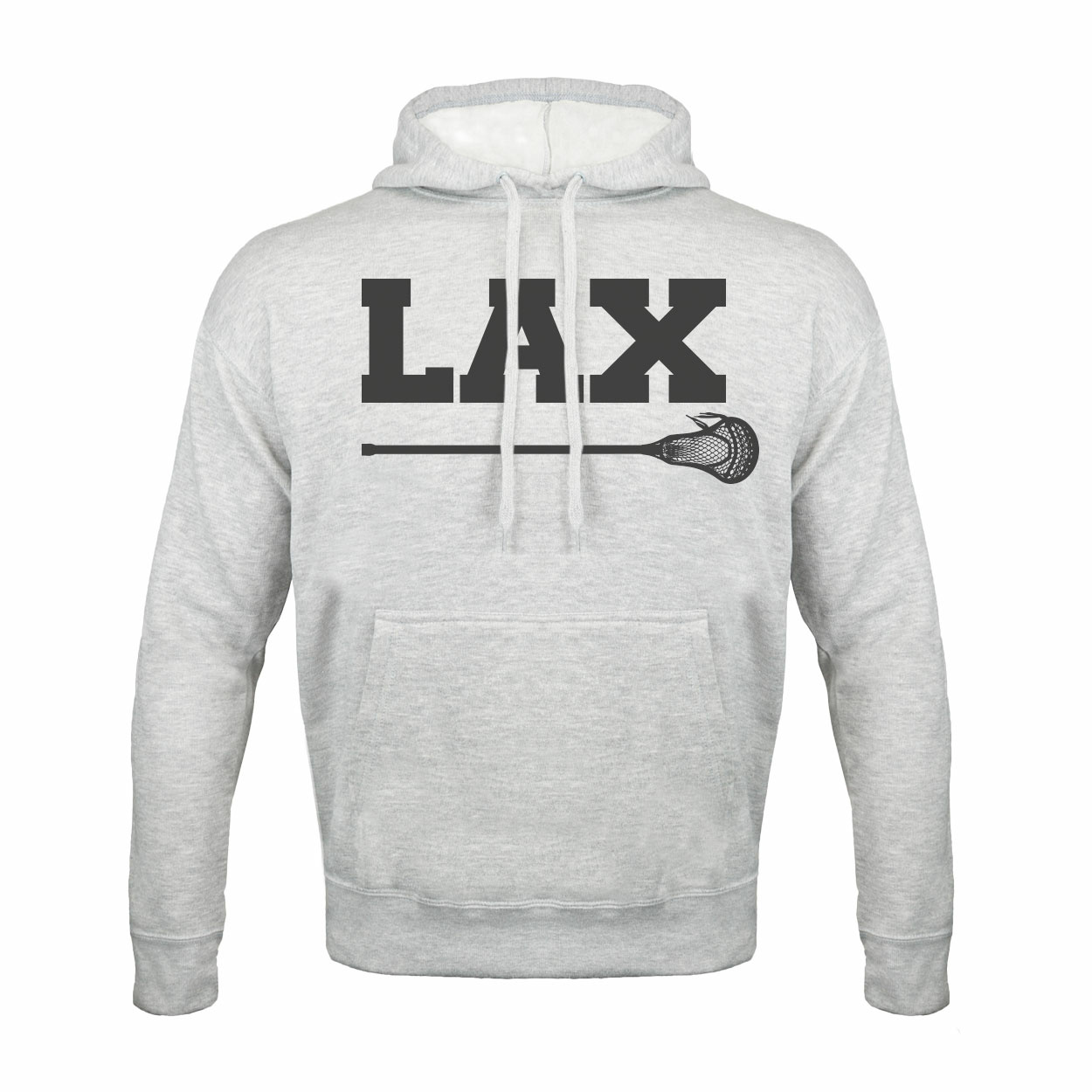 Captain-Lax LAX men stick Hoodie Grau XL