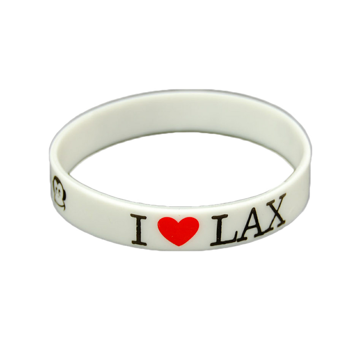 Captain-Lax I love Lax Silicon Wristband
