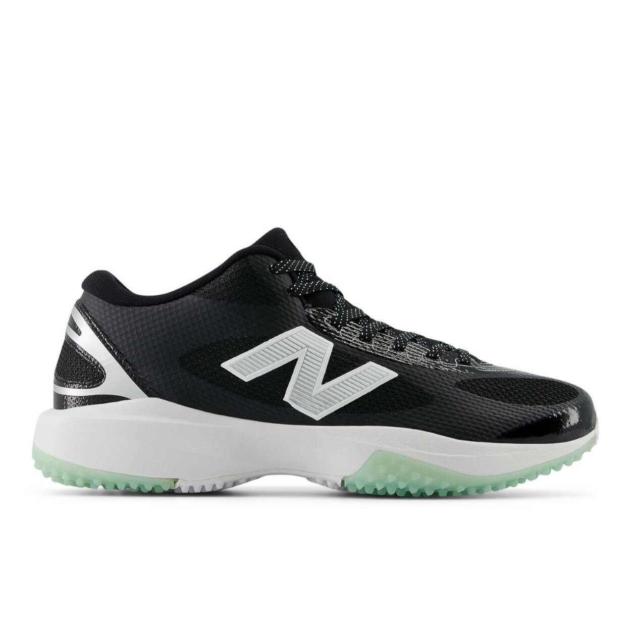 New Balance FreezeLX v5 Turf Lacrosse Schuhe - Weite D Schwarz 10.5