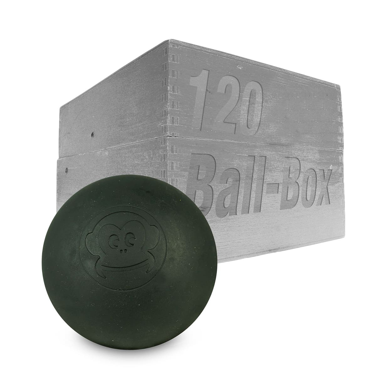 Captain-Lax Lacrosse Ball Box (120 Pieces) Black - Limited Edition