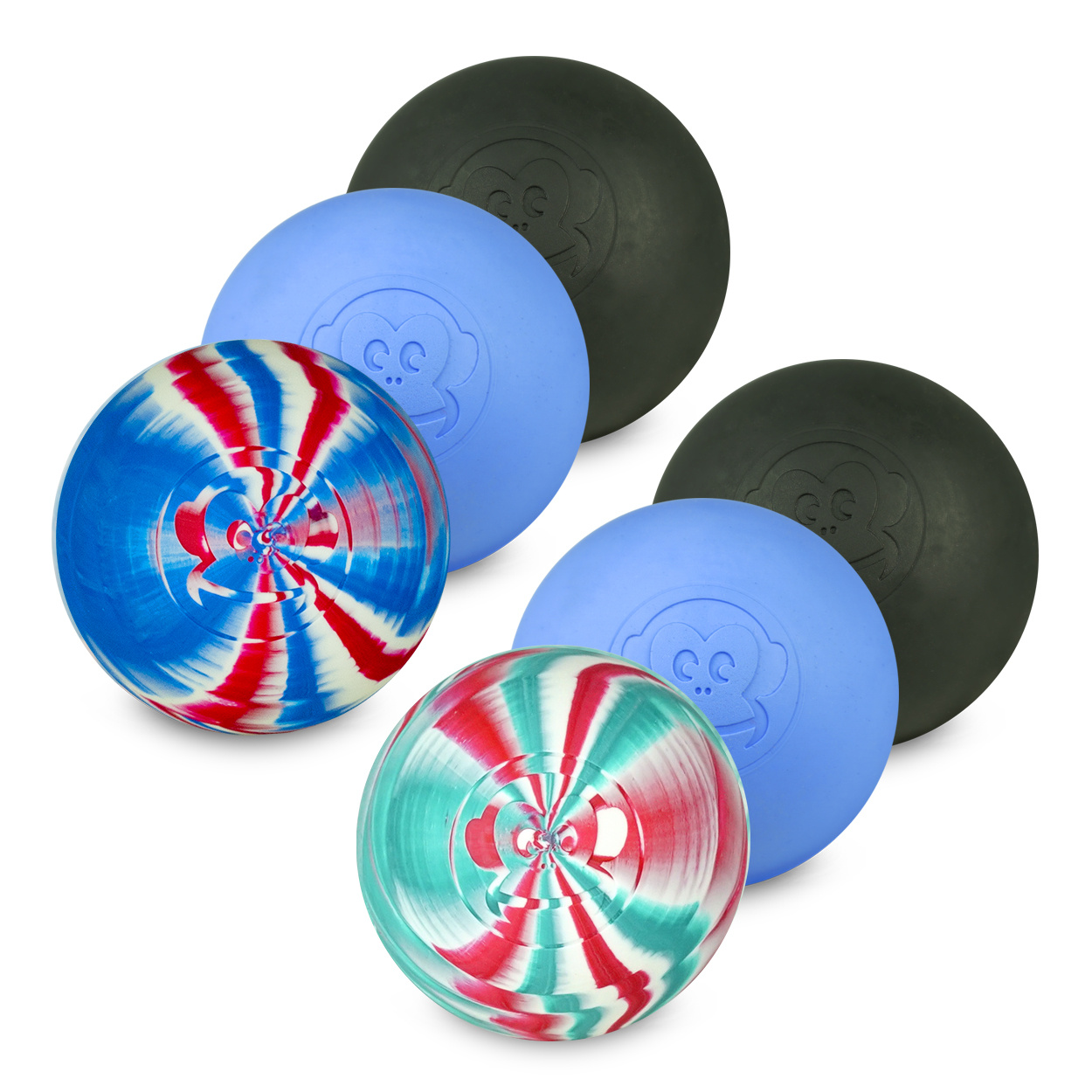 Captain-LAX Lacrosse Ball 6er Set IV