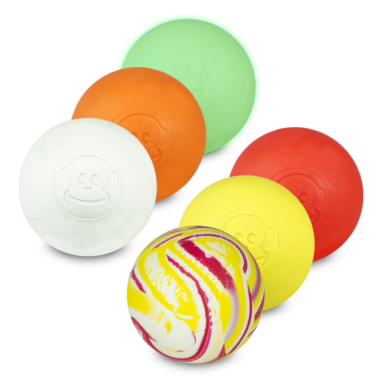 Captain-LAX Lacrosse Ball 6er Set V